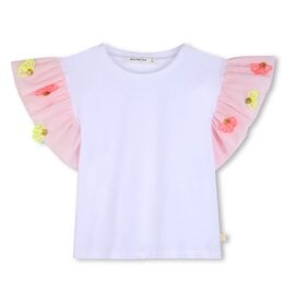 BILLIEBLUSH SHORT SLEEVES TEE-SHIRT White ss26