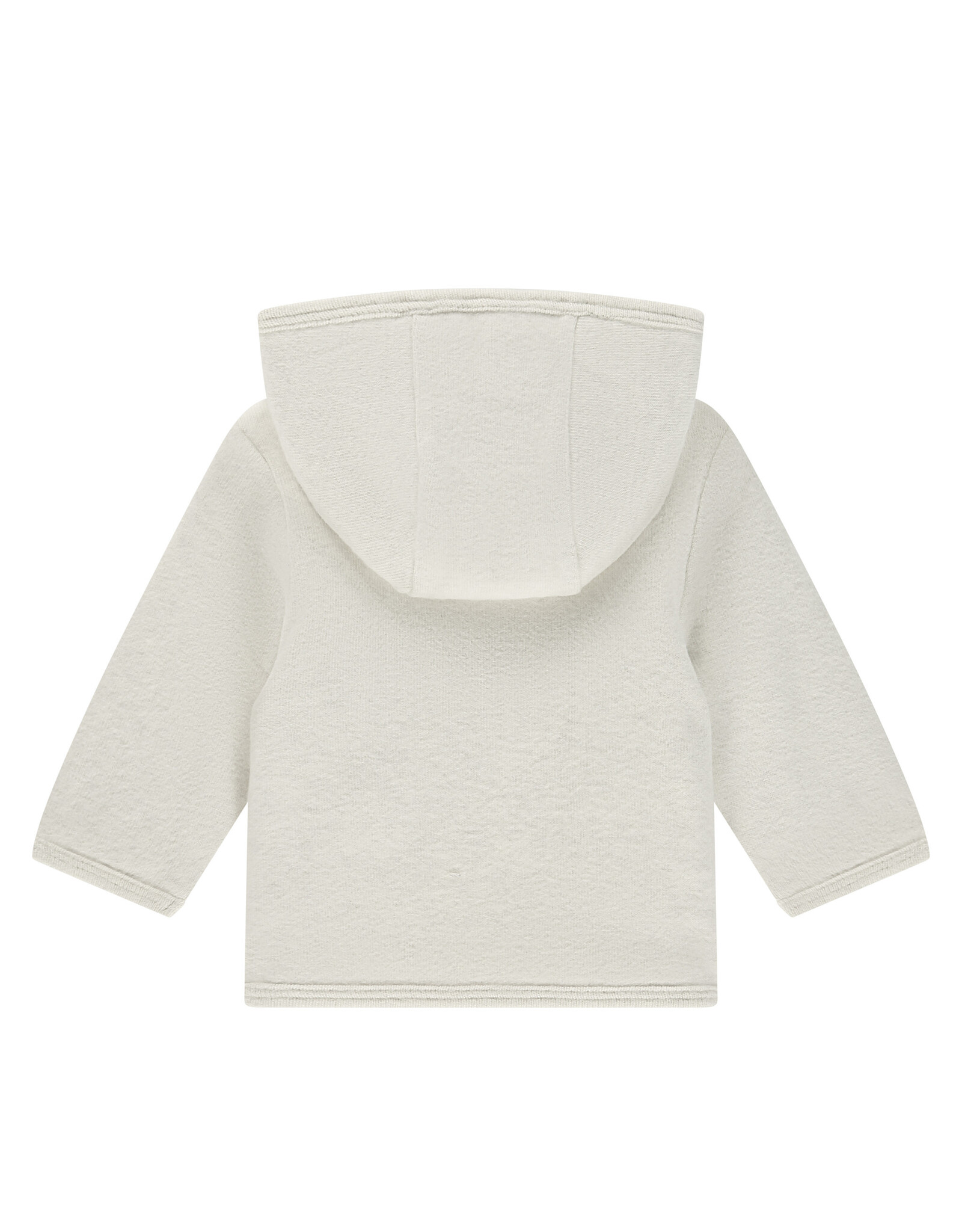 A Tiny Story baby jacket ecru melange ss26