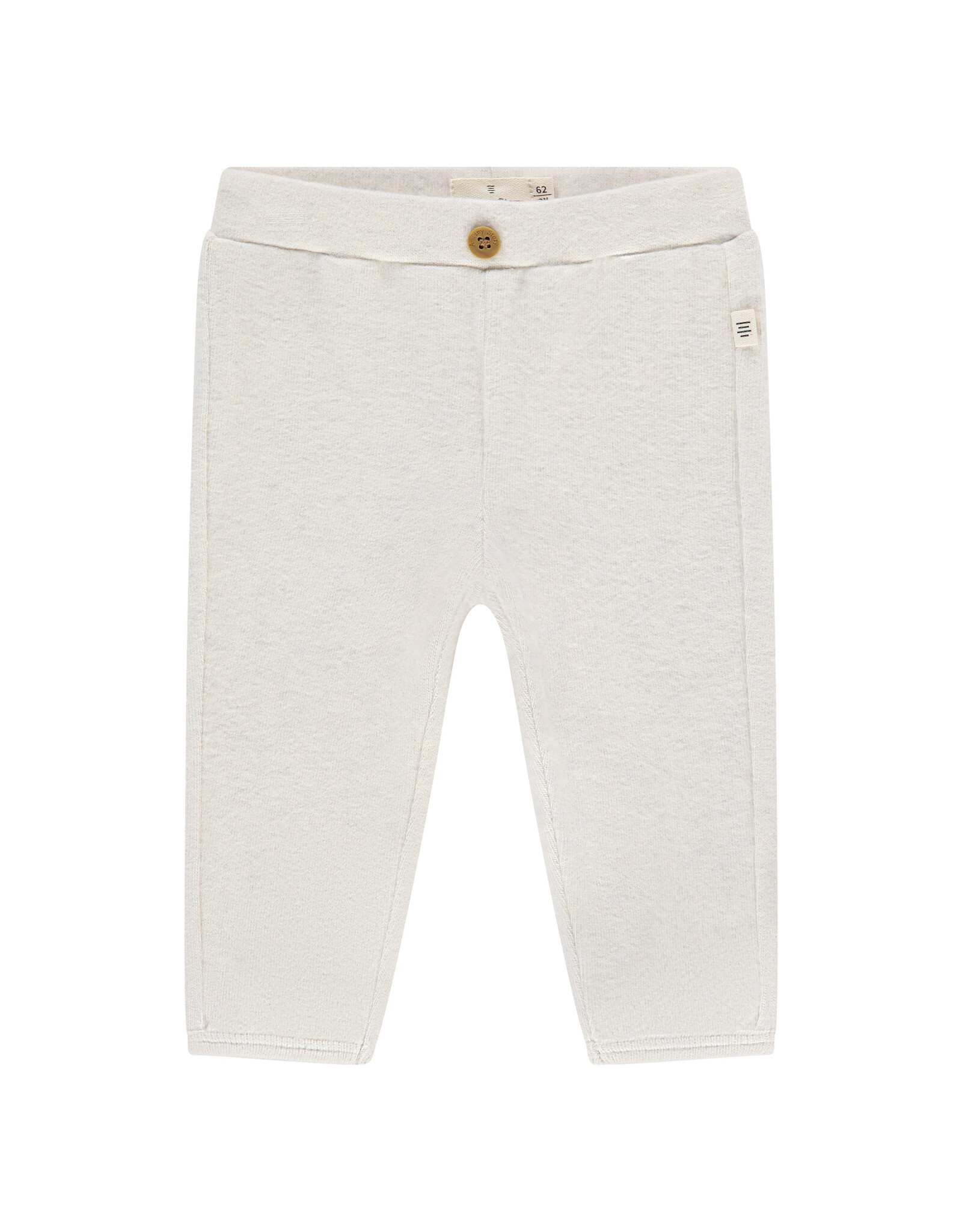 A Tiny Story baby pants ecru melange ss26