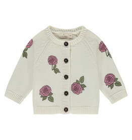 A Tiny Story baby cardigan Ecru ss26