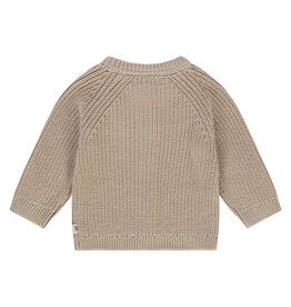 A Tiny Story baby cardigan Nougat ss26