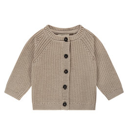 A Tiny Story baby cardigan Nougat ss26
