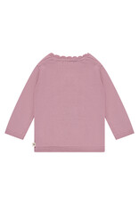 A Tiny Story baby cross body cardigan Rouge ss26