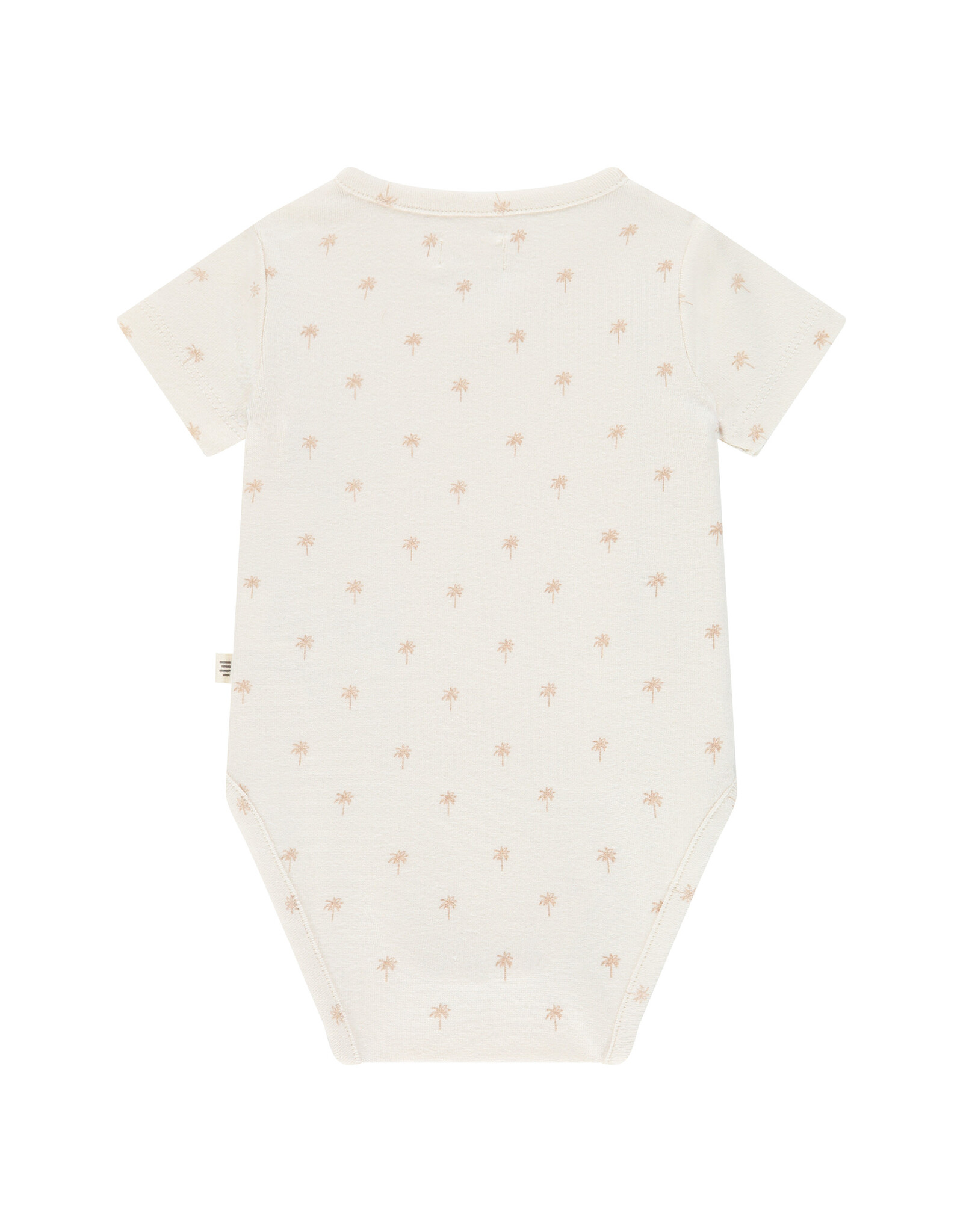 A Tiny Story baby romper short sleeve Ecru ss26
