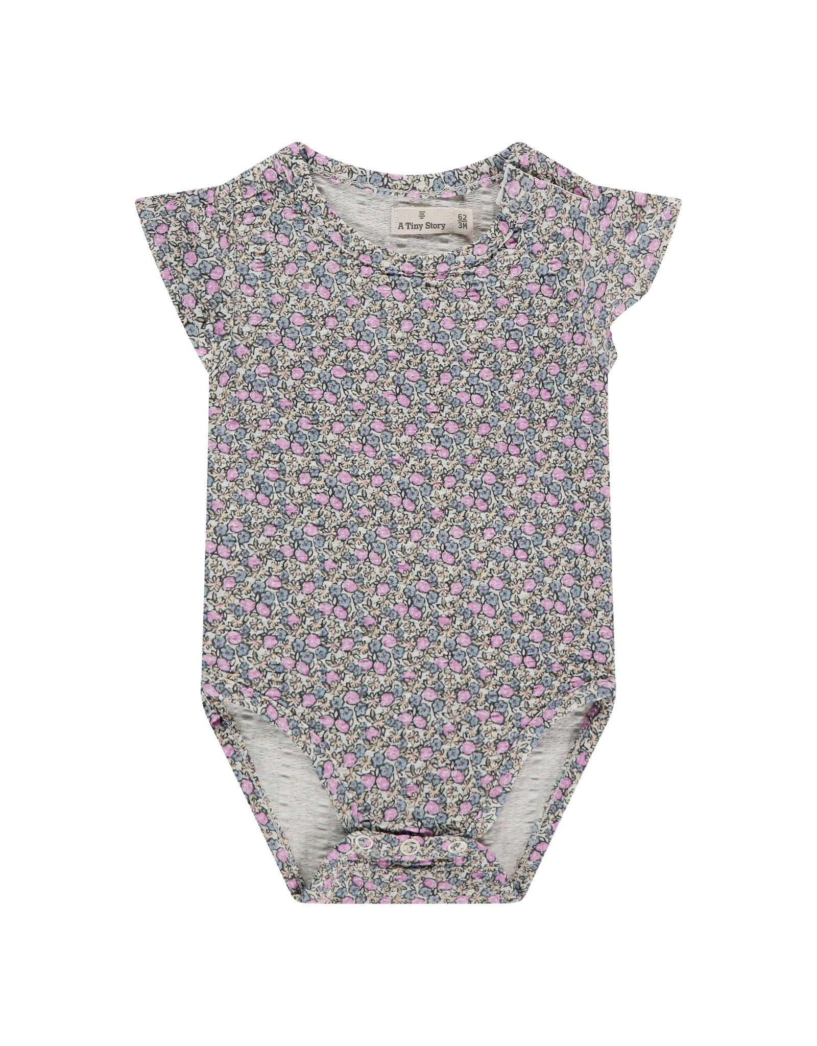 A Tiny Story baby romper short sleeve Multicolour ss26