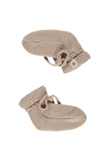 A Tiny Story baby slippers Nougat ss26