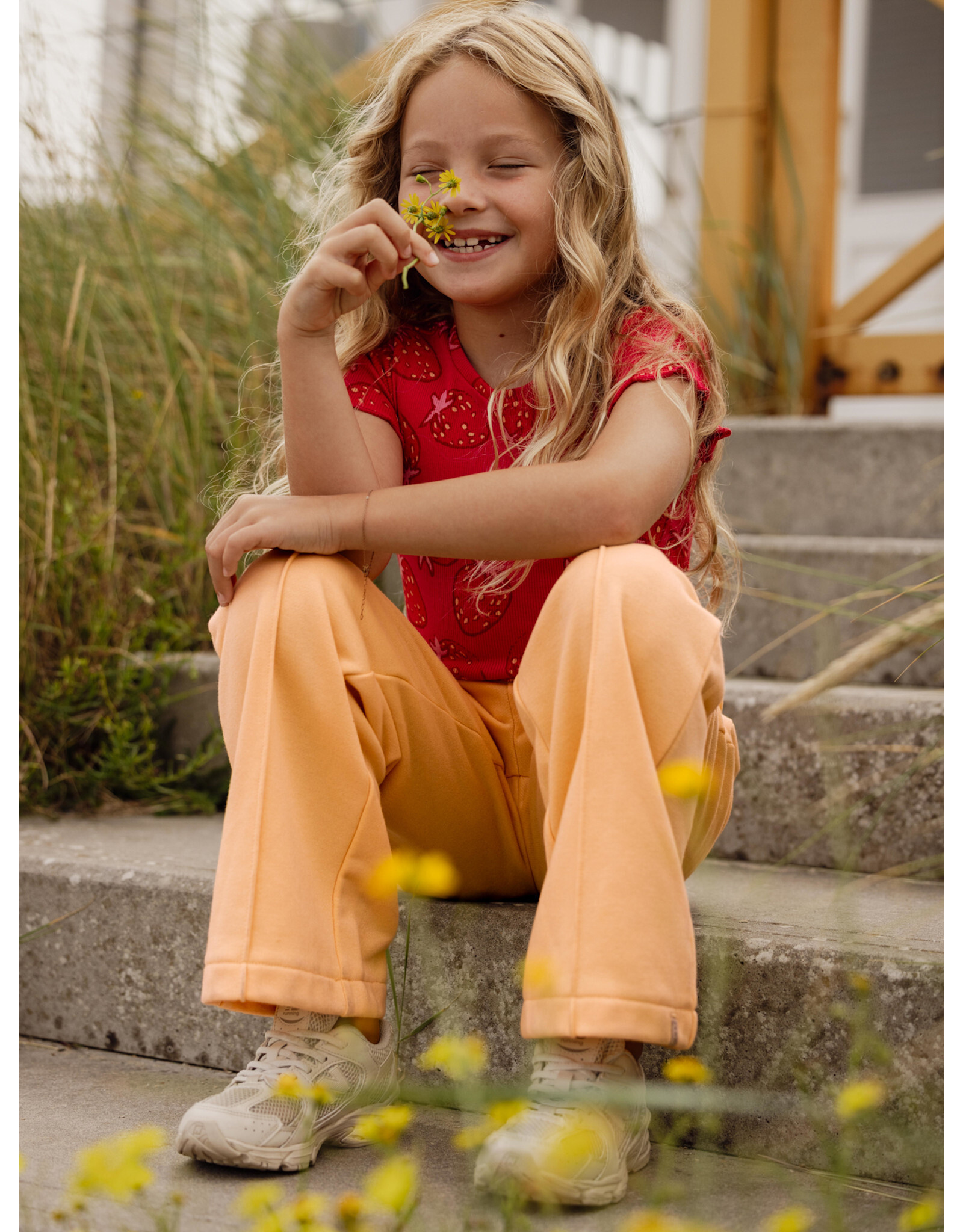 Little Looxs Little Lurex Pants BANANA SHAKE