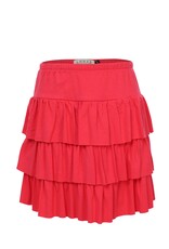 Little Looxs Little Ruffled Skirt poppy red s26