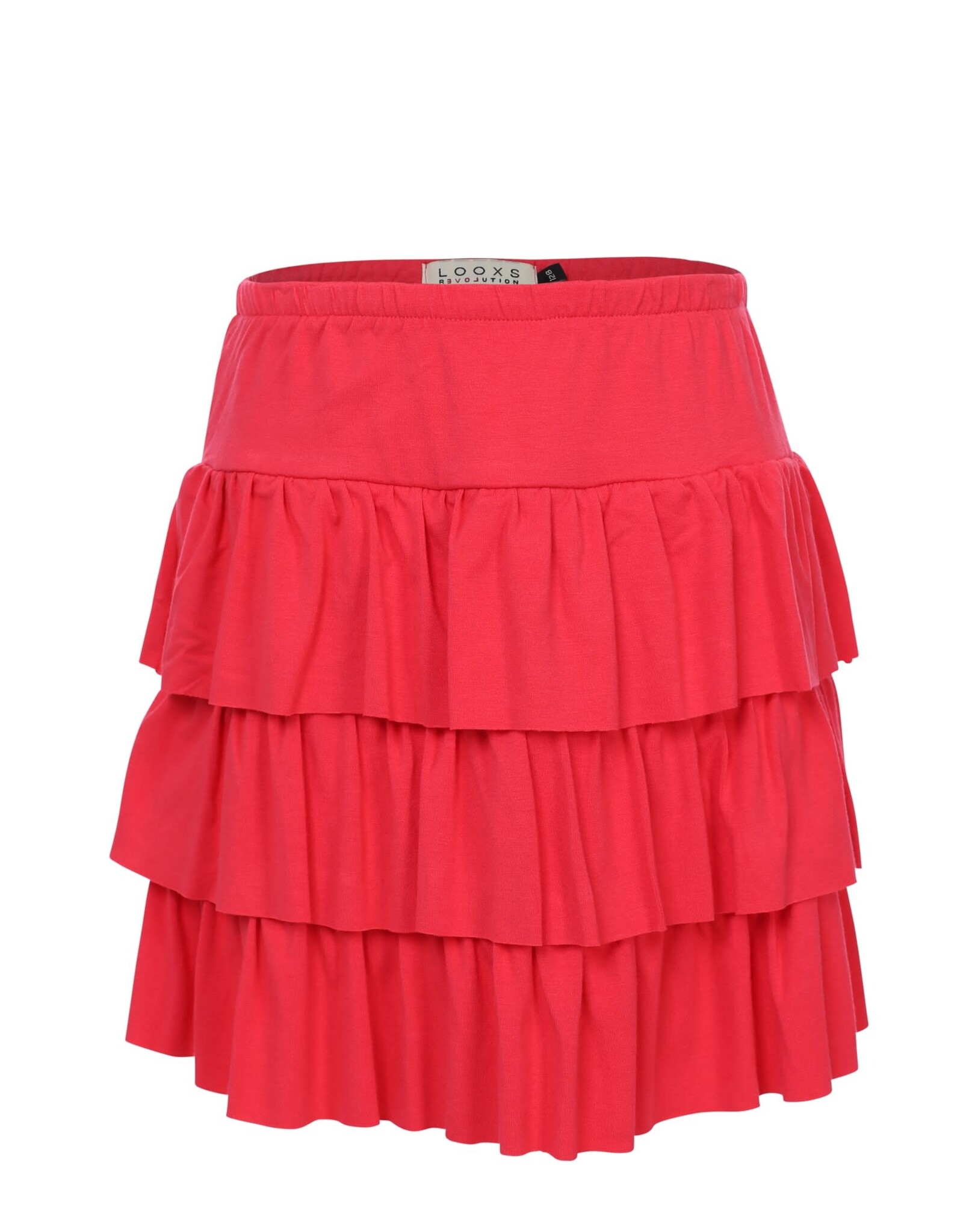 Little Looxs Little Ruffled Skirt poppy red s26