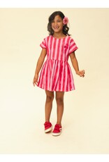 Little Looxs Little Striped Sweat Dress SS Stripe s26