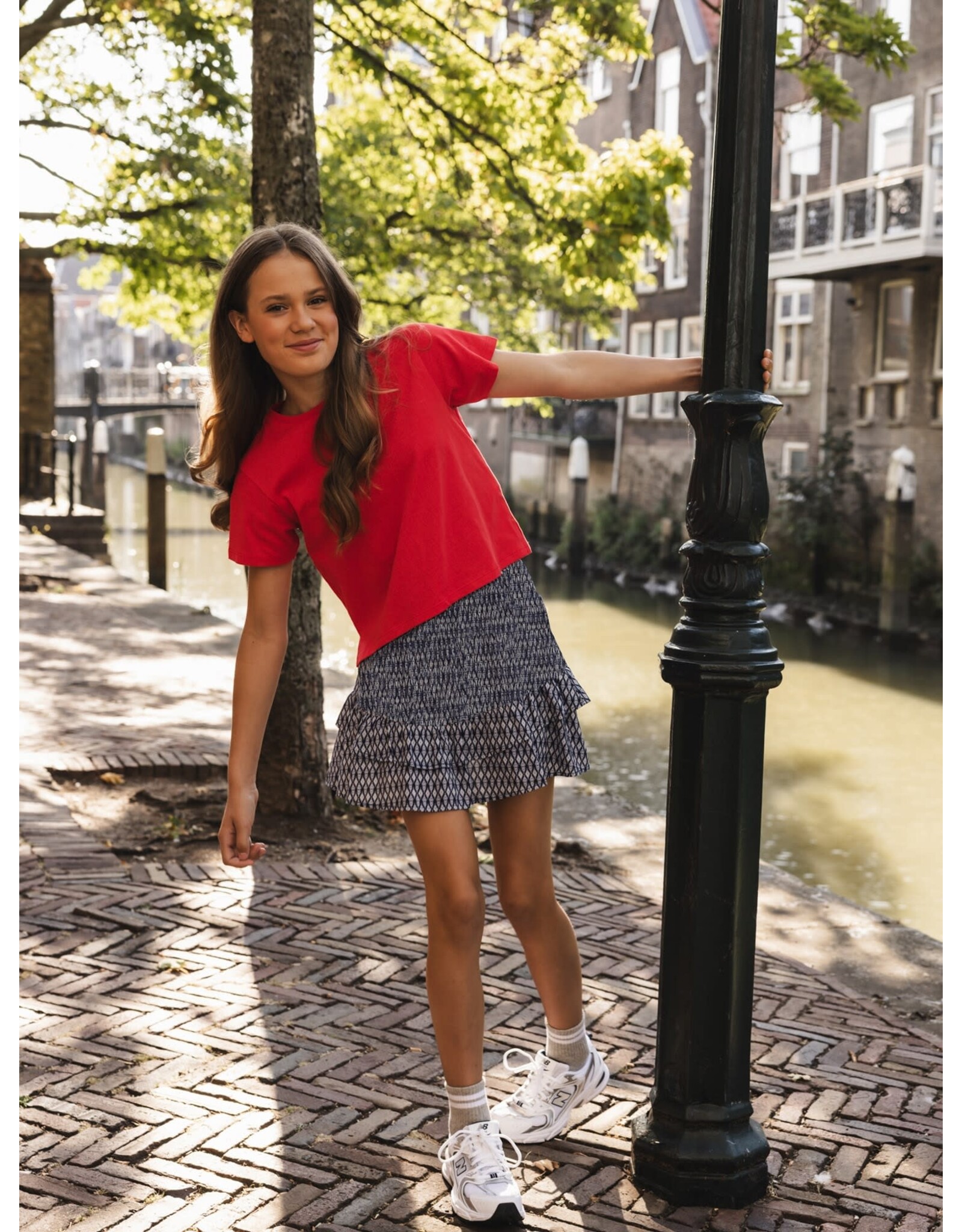 Looxs 10sixteen Skort Indigo Ethnic