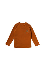 Salted Stories Solid | Swim Longsleeve Bombay Brown