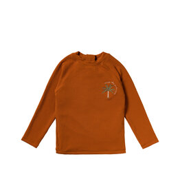 Salted Stories Solid | Swim Longsleeve Bombay Brown