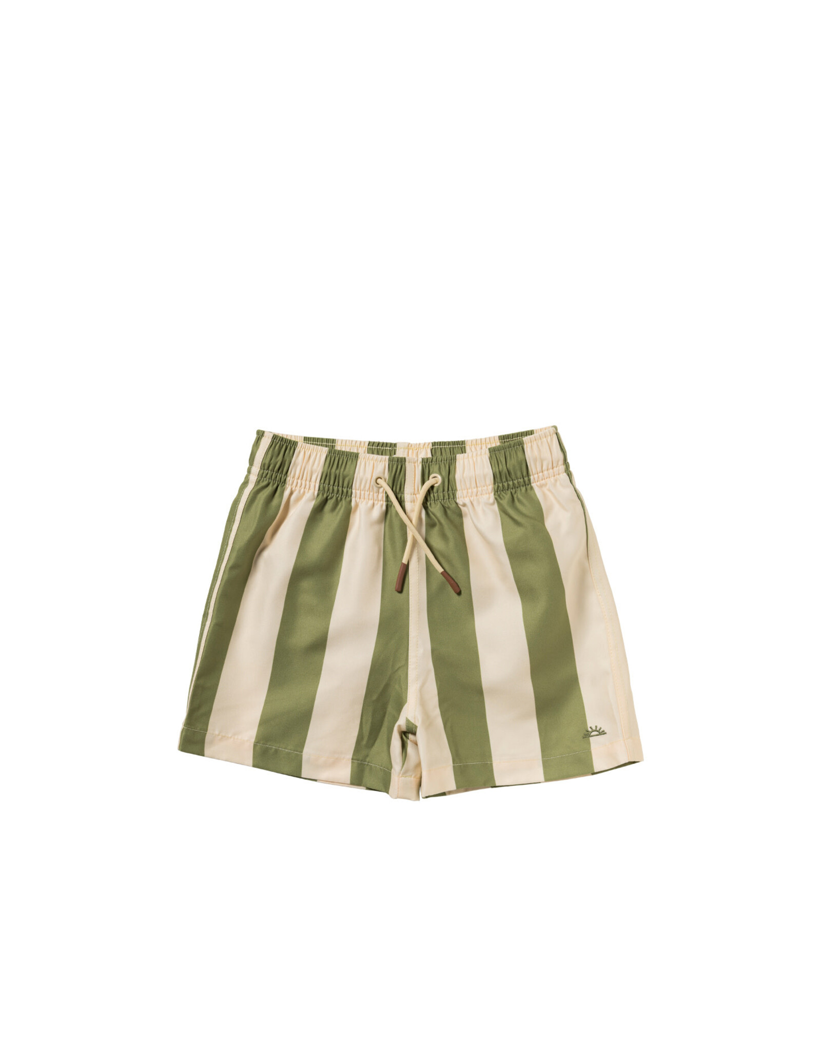 Salted Stories Wide Stripe | Swim Shorts Iguana
