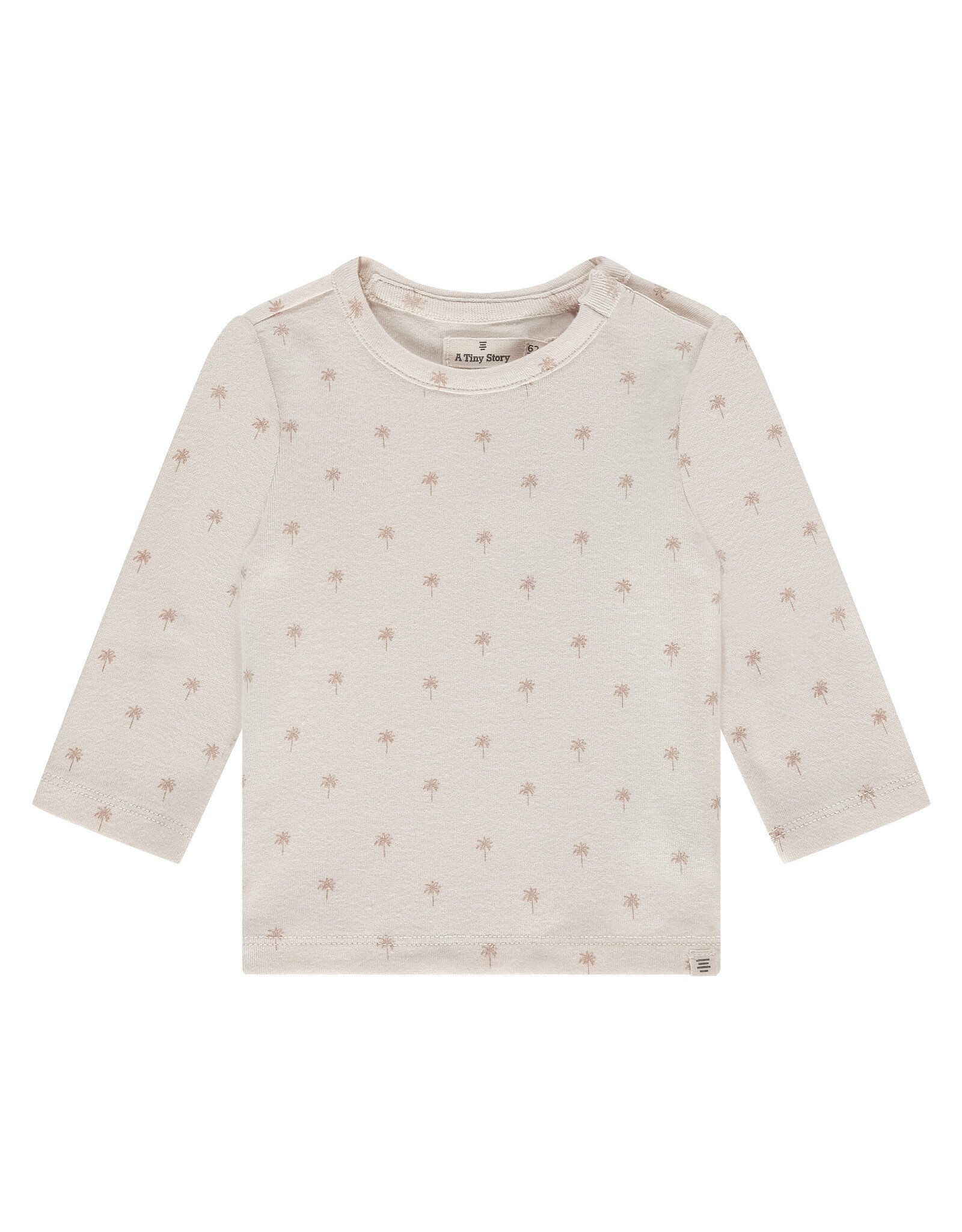 A Tiny Story baby t-shirt long sleeve Ecru - s26