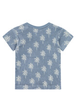 A Tiny Story baby t-shirt short sleeve Light Blue ss26