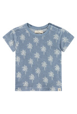 A Tiny Story baby t-shirt short sleeve Light Blue ss26