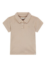 A Tiny Story baby t-shirt short sleeve Nougat ss26