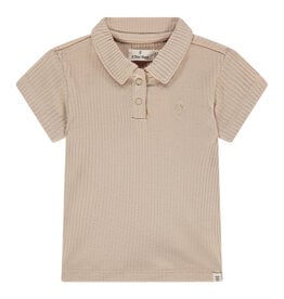 A Tiny Story baby t-shirt short sleeve Nougat ss26