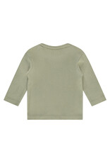 A Tiny Story baby t-shirt long sleeve Moss ss26