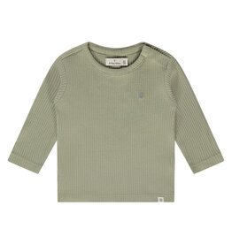 A Tiny Story baby t-shirt long sleeve Moss ss26