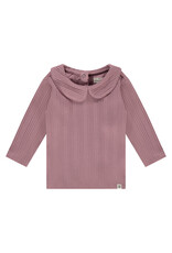 A Tiny Story baby t-shirt long sleeve Rouge ss26