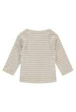 A Tiny Story baby t-shirt long sleeve Nougat ss26