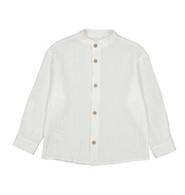 Mayoral L/s buttondown shirt  Cream ss26