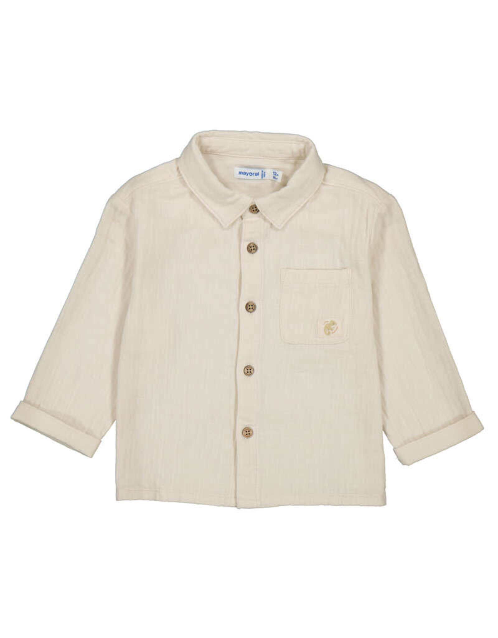 Mayoral L/s buttondown shirt  Hemp ss26