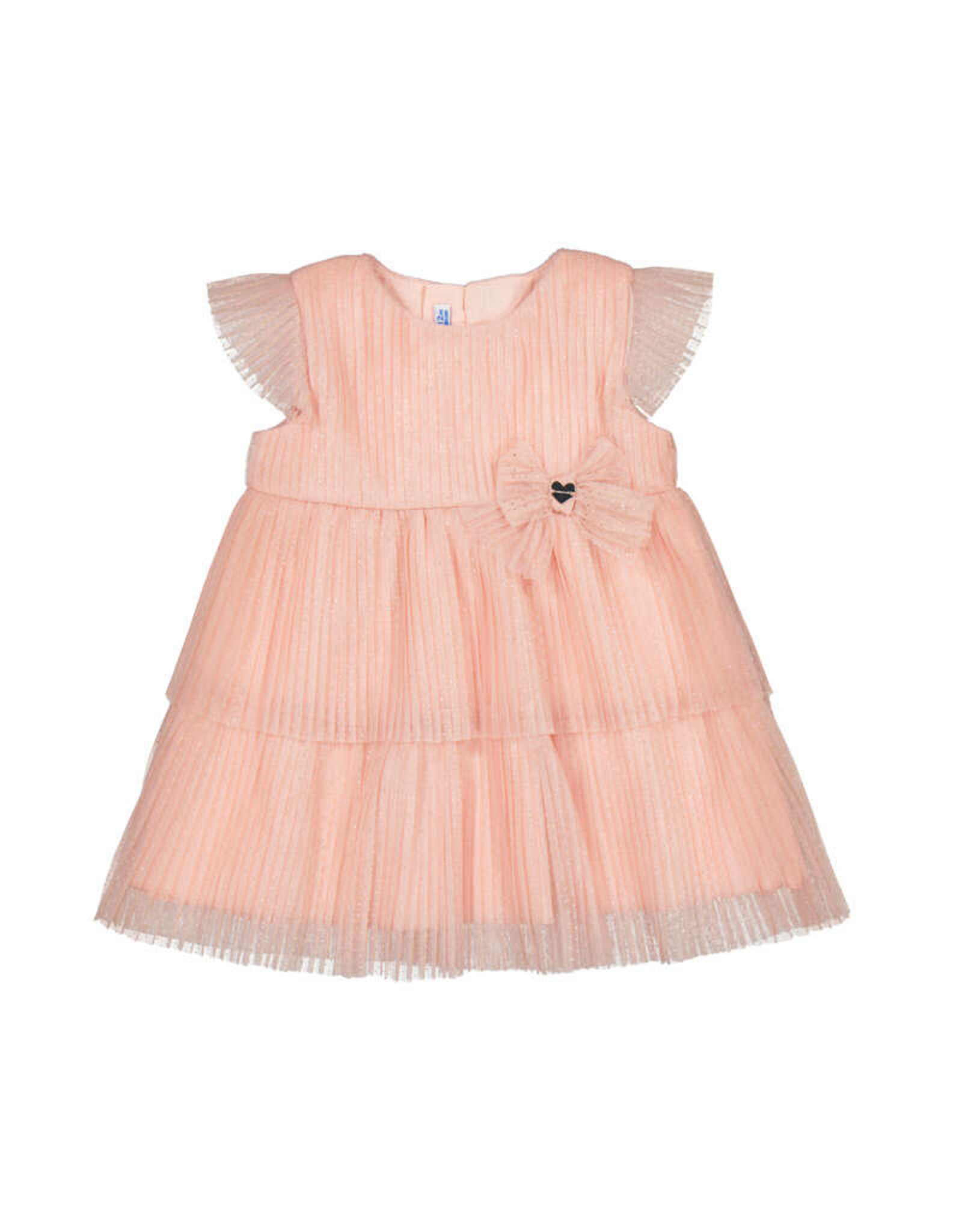 Mayoral Pleated tulle dress  Blossom ss26