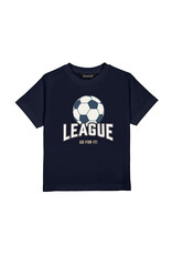 Mayoral Shirt "league" applique Navy