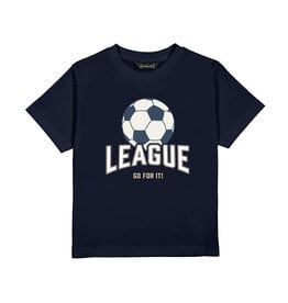 Mayoral Shirt "league" applique Navy