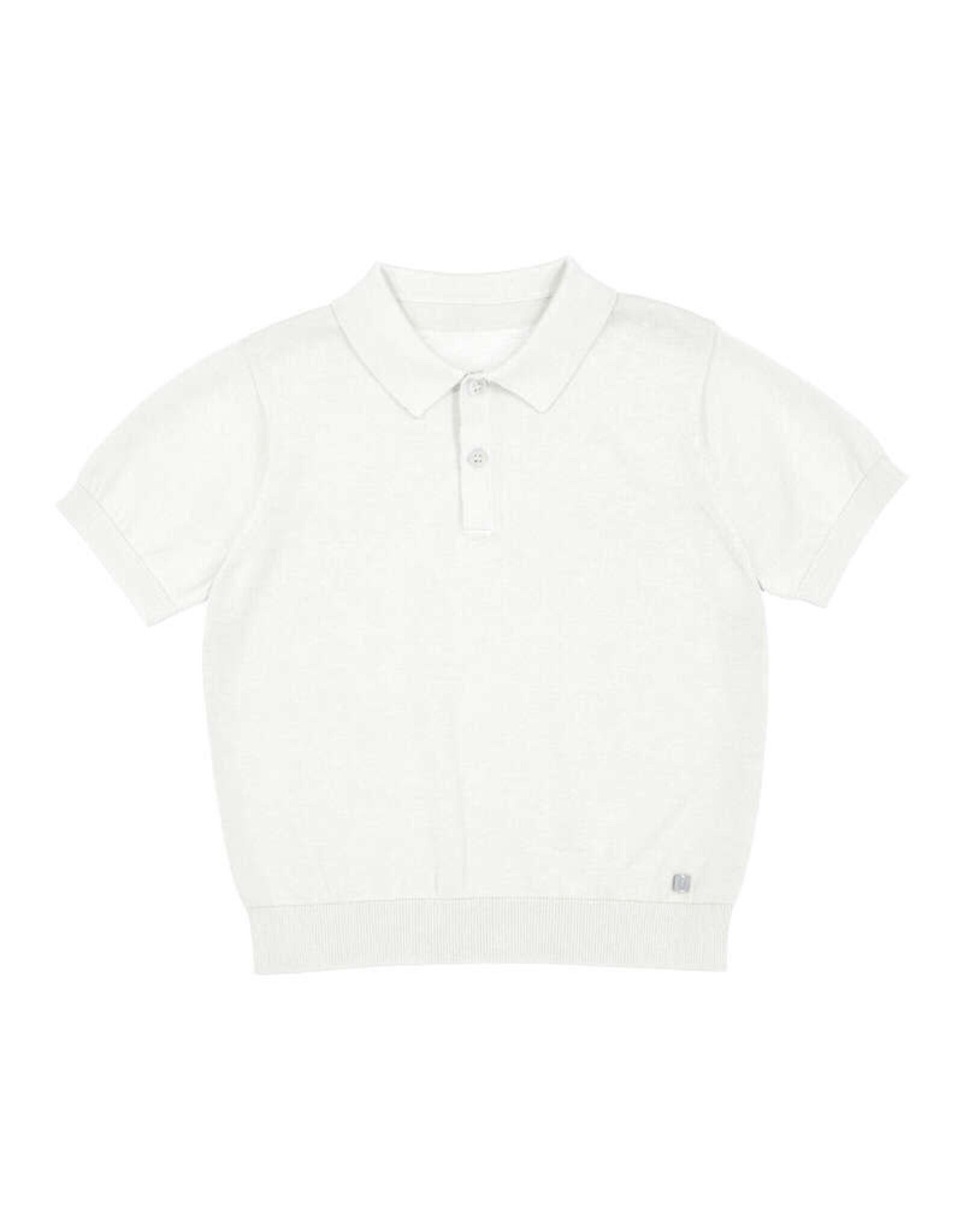 Mayoral S/s polo Cream ss26
