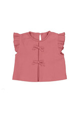 Mayoral rib knit top Blush  ss26