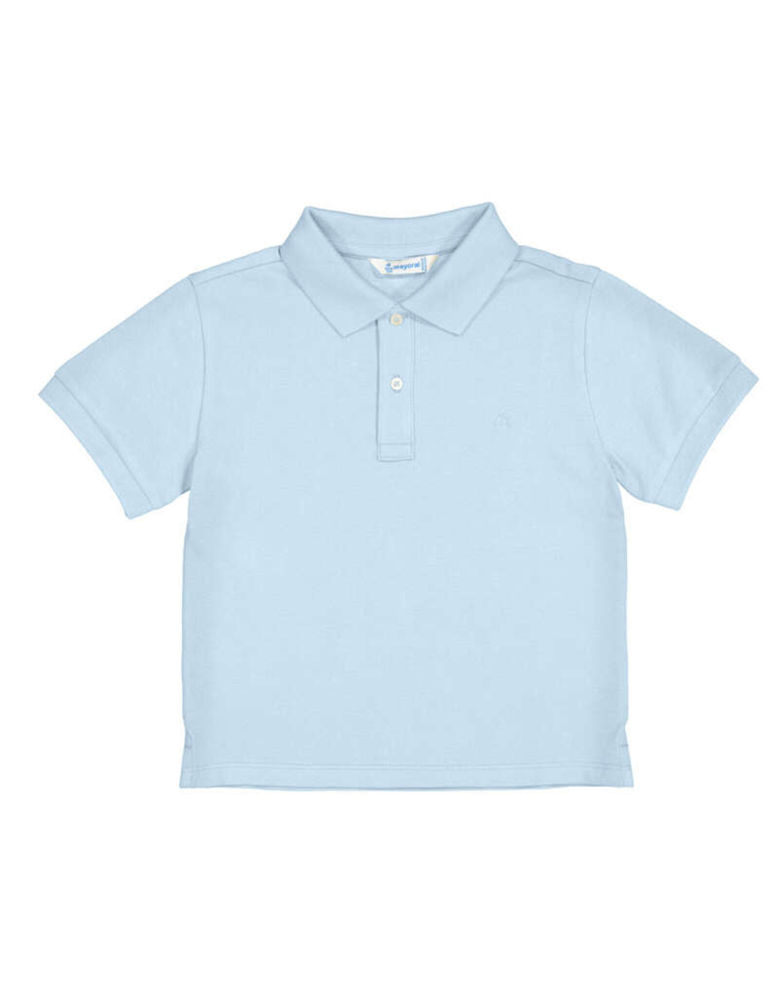 Mayoral Basic s/s polo Sky blue