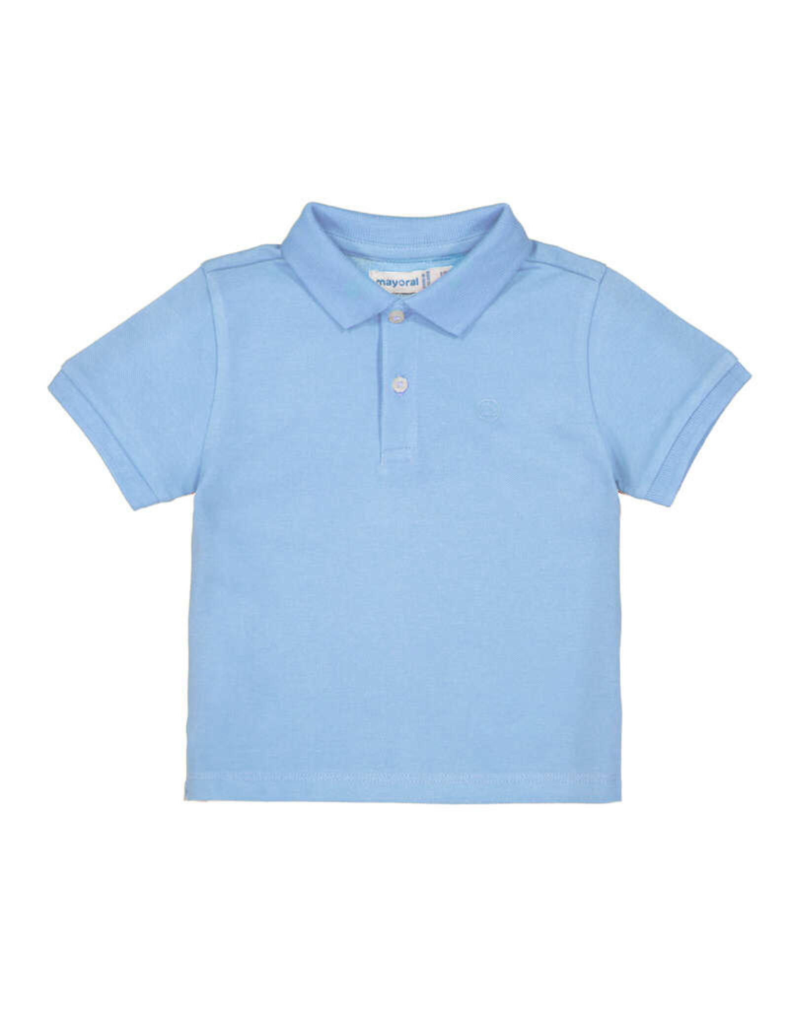 Mayoral Basic s/s polo Sky blue noos