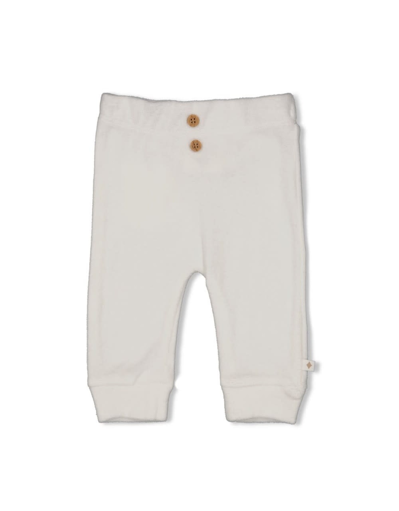 Feetje Broek badstof - Elephant Offwhite