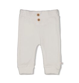 Feetje Broek badstof - Elephant Offwhite