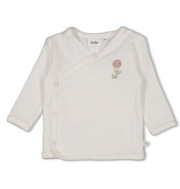 Feetje Overslagshirt badstof - Elephant Offwhite