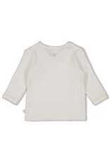Feetje Overslagshirt badstof - Elephant Offwhite