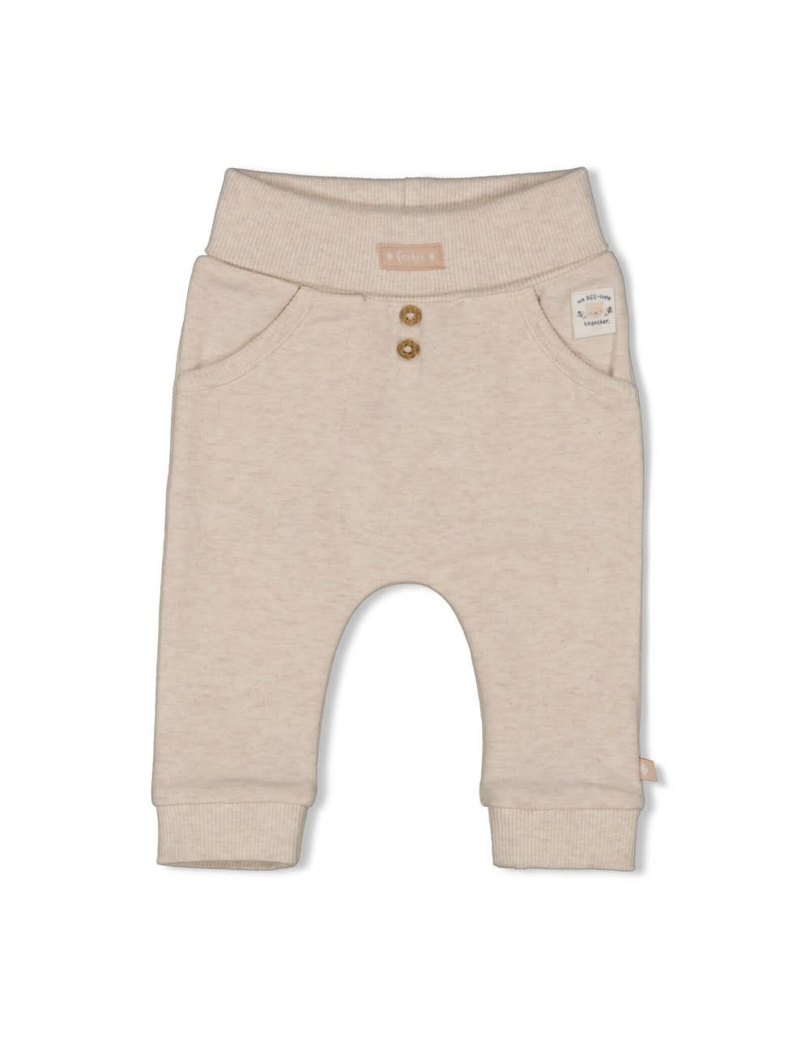 Feetje Broek - Honey Bear Offwhite melange