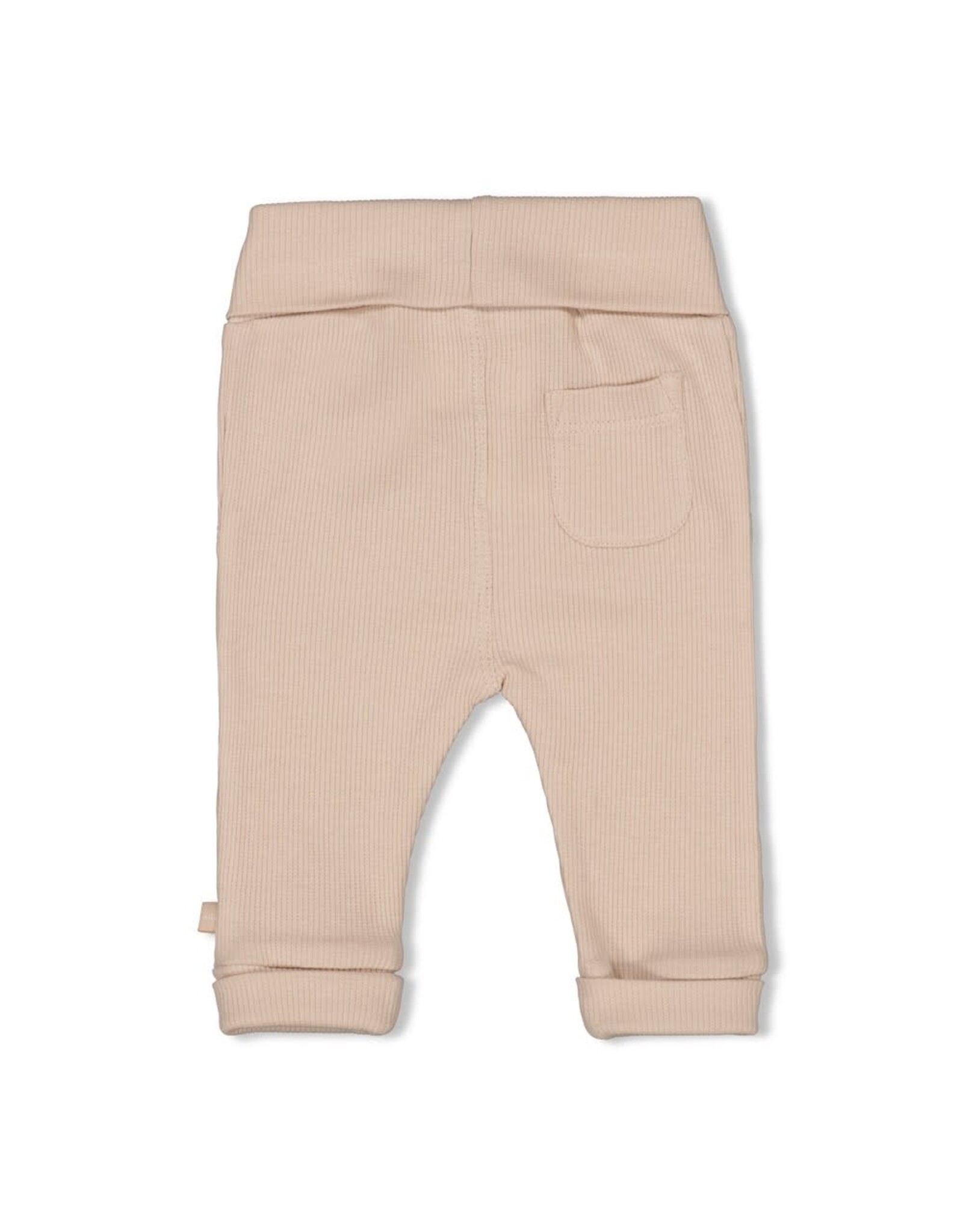 Feetje Broek rib - Honey Bear Zand