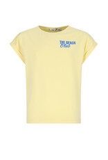 Nobell Kasis Top with big back print Lemoncurd Yellow