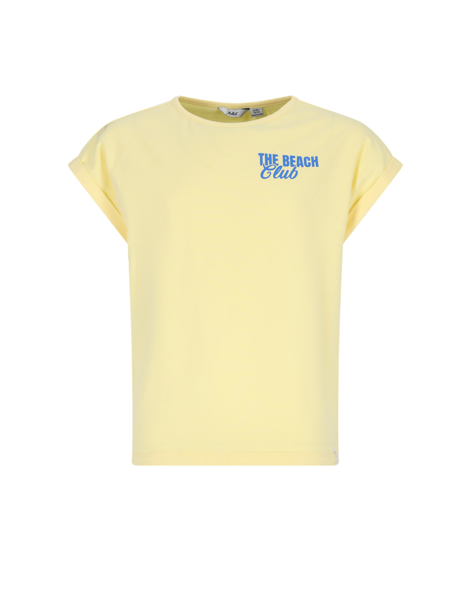 Nobell Kasis Top with big back print Lemoncurd Yellow