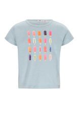 Nono Kase Tshirt S/SL with icecream print Dream Blue