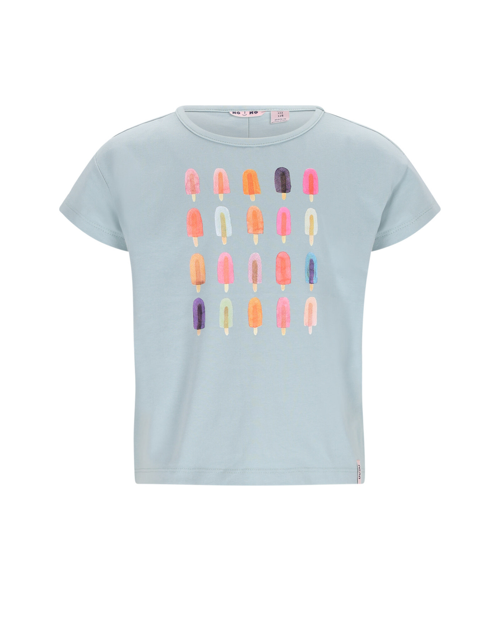 Nono Kase Tshirt S/SL with icecream print Dream Blue