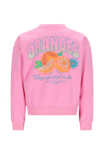 Nono Konono Sweater with Oranged print at back Camelia Pink