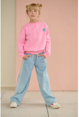 Nono Konono Sweater with Oranged print at back Camelia Pink