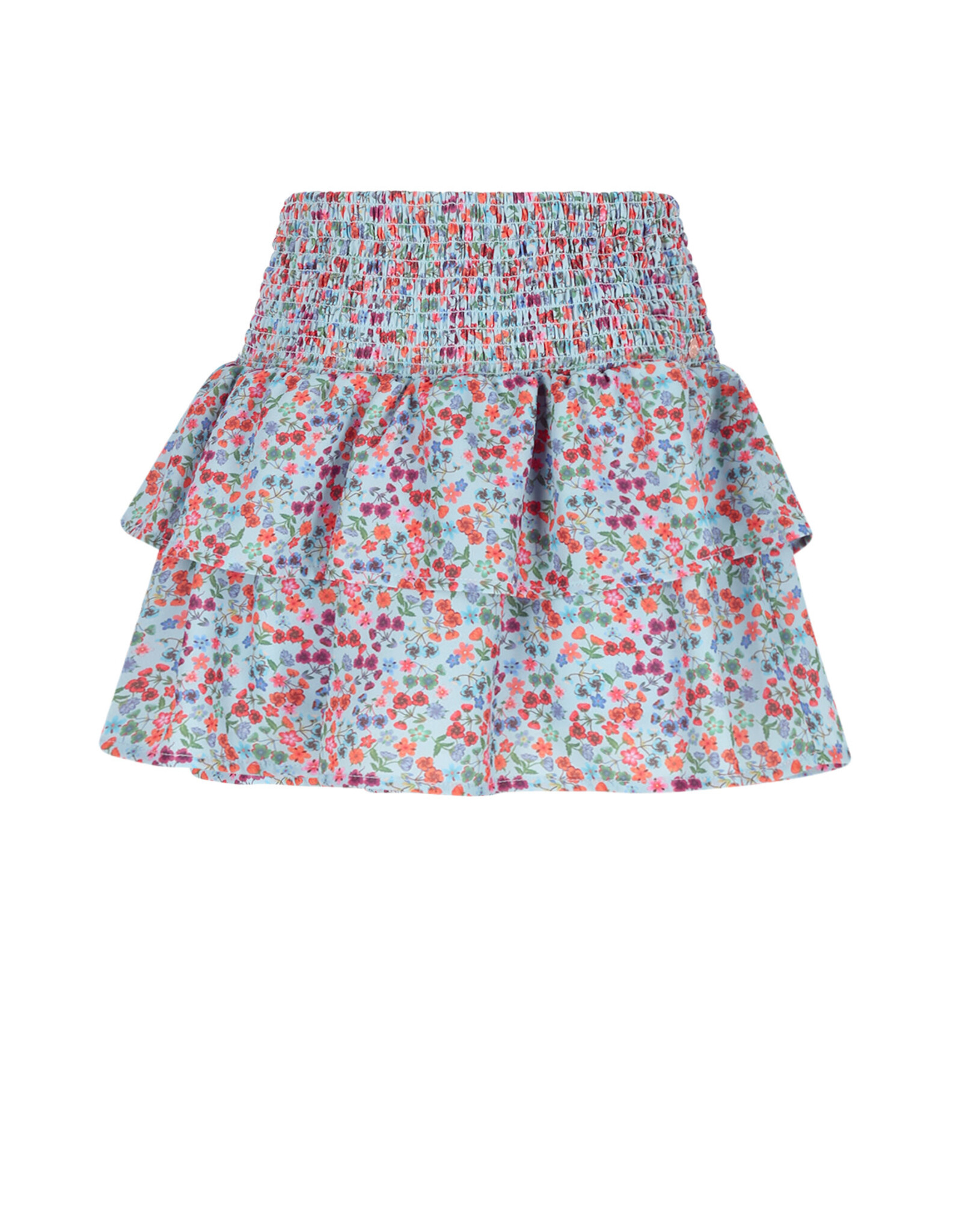 Nono Nika AOP smocked skirt Dream Blue
