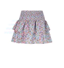 Nono Nika AOP smocked skirt Dream Blue